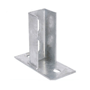 Système <span class=keywords><strong>de</strong></span> montage <span class=keywords><strong>de</strong></span> sols en acier au carbone à canal unique carré Support universel pour panneau d'étagère - Product Image 1
