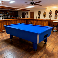 Tables de billard et de snooker pour jeux d'arcade Table de billard Table de jeux à pièces Table de billard commerciale en ardoise/marbre