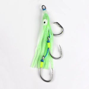 SUPERIORFISHING-Crochet à <span class=keywords><strong>triple</strong></span> assistance, jupe de calmar, pieuvre, acier inoxydable, antirouille - Product Image 1