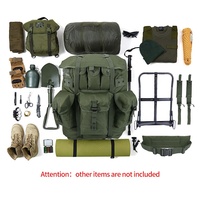 Sac à dos tactique de combat YAKEDA Olive Drab Operator Green, sac à dos de terrain tactique Alice avec cadre, sac à dos de randonnée tactique