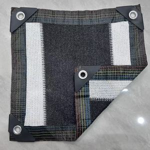 Tenda a Vela Parasole Rettangolare Antivento per Giardino, Balcone, Patio Esterno, in HDPE Resistente, con Blocco UV 40% 50%, Schermo per la Privacy - Product Image 4