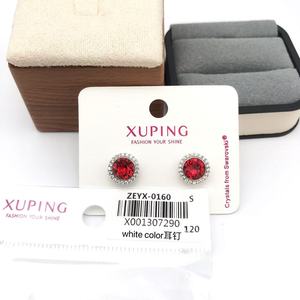 Boucles <span class=keywords><strong>d</strong></span>'oreilles pendantes XUPING en <span class=keywords><strong>cristal</strong></span> coloré étoile, lune et papillon, en zircon <span class=keywords><strong>bleu</strong></span>, pour femmes, idéales pour les fêtes et le quotidien - Product Image 5