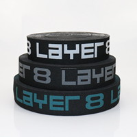 Bande élastique Jacquard avec logo de marque Bande élastique à motif personnalisé Les fabricants chinois vendent des bandes élastiques