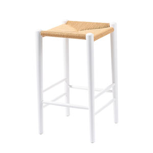 High Quality Modern Hand Knitting <strong>Foot</strong> <strong>Stool</strong> <strong>Rattan</strong> Wooden <strong>Stool</strong> for Living Rooms - Product Image 3
