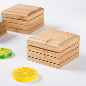 Boîte à <span class=keywords><strong>savon</strong></span> en bois de bambou naturel, boîte à <span class=keywords><strong>savon</strong></span>, conteneurs de plateau, support de rangement, plat avec couvercle, vente en gros 12 pièces - Product Image 4