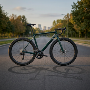 Vélo de route en fibre de carbone 700c, freins à disque doubles, 11 vitesses, cadre rigide, roues en alliage d'aluminium, selle performante - Product Image 2