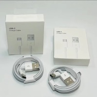 Câble de synchronisation de données USB-C de 1 mètre, charge rapide, type C vers USB 2.0, cordon de transfert haute vitesse compatible avec iPhone 15, 16, 17