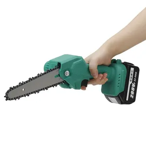 Newone — Mini tronçonneuse sans fil, 21V, scie à chaîne Portable, outil électrique de jardin pour batterie, Makita, bricolage du bois, 6 pouces