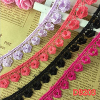 Ruban de dentelle guipure brodé de haute qualité, écologique, à motif floral, directement de l'usine, pour sacs