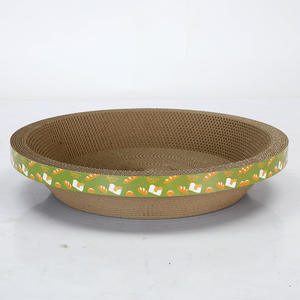 Tempat Tidur Kucing Minimalis dari Kertas Bergelombang, Tahan Lama, Anti Rusak, Tidak Rontok, Ukuran Ekstra Besar - Product Image 3