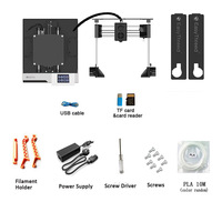 Imprimante 3D FDM portable AA3DETK8PLUS, volume d'impression 150x150x150mm, écran tactile, PLA TPU, Windows OS, USB, éducation, cadeau pour enfants, facile à utiliser