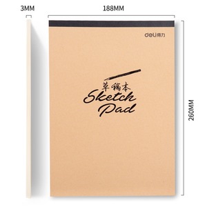 Bloc de dessin Deli 80 g/m², papier épais vierge pour les calculs mathématiques et les examens - Product Image 2