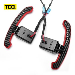 Palancas de cambio magnéticas de fibra de carbono TDD LED para el volante del Toyota A90 Supra MK5. - Product Image 2