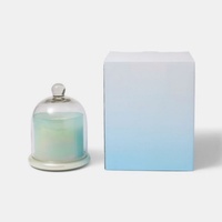 C & H Vente en gros de haute qualité de luxe personnalisé arôme fait à la main Cloche cloche dôme pot cire de soja bougie parfumée