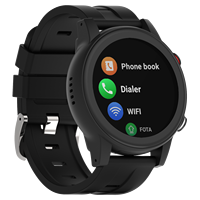 Reloj Inteligente para Adultos Mayores con Red 4G, GPS, WIFI, Rastreador de Posición LBS, Llamadas Bidireccionales, Detección de Caídas, Datos de Salud, Visualización Remota