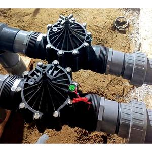 Válvula solenoide Zanchen de 110 mm con control remoto para el control del flujo de agua en sistemas de riego agrícola - Product Image 3