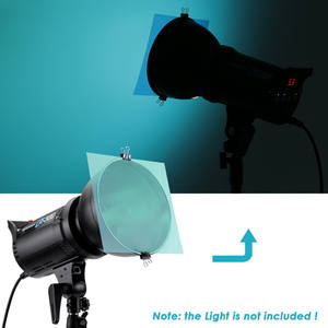 Neewer <span class=keywords><strong>7</strong></span> "X8"/18X20 Cm Transparent Correction des Couleurs Éclairage Gel <span class=keywords><strong>Filtre</strong></span> Lot de 6 Feuilles de Gel pour Studio <span class=keywords><strong>Photo</strong></span> Flash Stroboscopique - Product Image 5