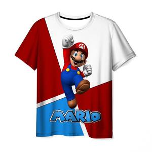 Camiseta con estampado 3D <span class=keywords><strong>de</strong></span> Mario <span class=keywords><strong>Sonic</strong></span>, disfraz <span class=keywords><strong>de</strong></span> cosplay <span class=keywords><strong>de</strong></span> manga corta <span class=keywords><strong>de</strong></span> poliéster, talla para adulto - Product Image 4