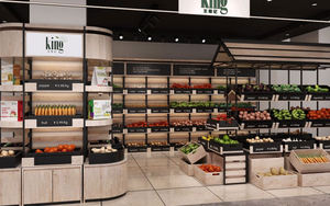 ชั้นวางแ<span class=keywords><strong>สด</strong></span>งผลไม้และผัก<span class=keywords><strong>สด</strong></span>จากโรงงานขายส่งแบบสองด้าน ชั้นวางแ<span class=keywords><strong>สด</strong></span>งสินค้าแบบเกาะกลาง <span class=keywords><strong>ตู้</strong></span>โชว์ซุปเปอร์มาร์เก็ต - Product Image 6