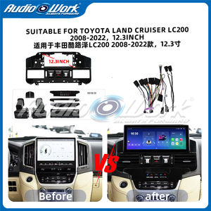 Écran tactile Android de 12,3 pouces pour voiture, avec installation directe pour Toyota Land Cruiser LC200 2008-2022 - Product Image 2