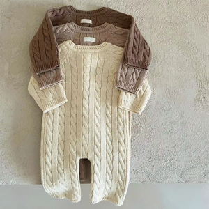 Pagliaccetto <span class=keywords><strong>invernale</strong></span> per neonati in maglia da bambino vestiti comodi maglieria per neonati - Product Image 3