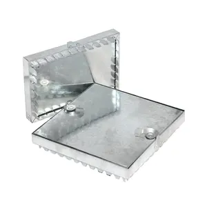 Galvanized Steel Square Insulation access door duct with Cam Lock Air Duct Access Panel
