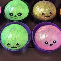 Jouets en caoutchouc anti-stress en forme de petits pains vapeur, saveur maltose, à thème Halloween, souples et moelleux, en boîte, disponibles