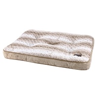 Lit de luxe pour animaux Simons Cat Matelas thermique moelleux brun hiver avec coussin chauffant solide motif chien