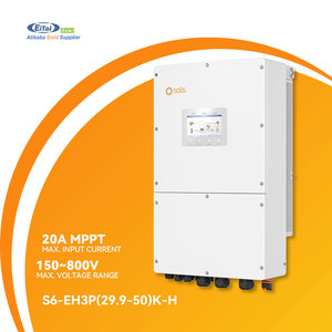 Onduleur hybride triphasé Solis S6-Eh3P(30-50K)-H 30 kW 40 kW 50 kW, prend <span class=keywords><strong>en</strong></span> charge <span class=keywords><strong>6</strong></span> unités <span class=keywords><strong>en</strong></span> parallèle, onduleur solaire hybride Ginlong - Product Image 1
