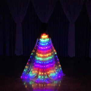 Oggetti di scena da tavolo Costume Disco Bar Ktv colorato cintura interruttore oro ala 300 luce adulti <span class=keywords><strong>ali</strong></span> Led luminose - Product Image 3