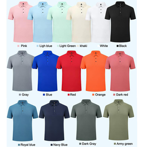 カスタムロゴレストランバーウェイターワークウェアラペルユニフォームビジネスメンズポロシャツスリムフィット夏用ポリエステルゴルフポロTシャツ - Product Image 3