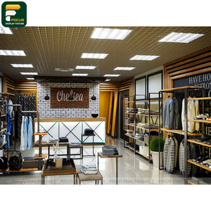 Clothing Display Rack With Detachable <b>Frame</b> Garment Stand Retail Apparel Fixture Design - Product Image 4