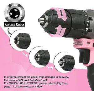 Beschietingen terugvallen Beperken Ontdek de fabrikant Pink Power Drill van hoge kwaliteit voor Pink Power  Drill bij Alibaba.com