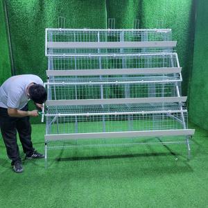 필리핀 계란 층 치킨 케이지 가금류 층 암탉 치킨 케이지 하우스 용 A형 배터리 케이지 절반 - Product Image 1