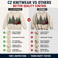 Pull personnalisé pour homme avec logo sur le devant, tricoté, pour Noël, hiver, anti-rides, respirant, en nylon/coton