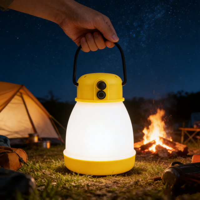 Multifunction Type-C Charging AA Powered IP67 Waterproof Solar Rechargeable Portable Camping LED Flashlight Handle Design