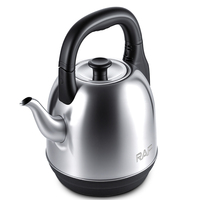 Bouilloire électrique RAF 2000W conçue pour une capacité de 5L, ébullition de l'eau avec chauffage rapide, corps en acier inoxydable et utilisation en cuisine familiale