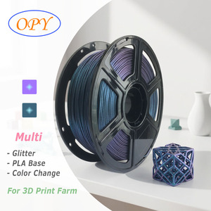 Filament Opy Filaments Color Pla Glitter 1.75 mm 1 kg pour imprimante 3D, couleur Titane Brûlé - Product Image 1