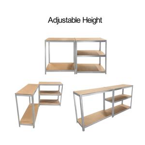 Étagères de système de rayonnage d'entrepôt automatique de couleur blanche pour les magasins <span class=keywords><strong>etagere</strong></span> de produit du marché mexicain - Product Image 2