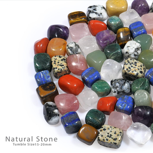 Toptan cilalı renk kristal çakıl toplu takı yapımı ve şifa için eskitme taşlar - Product Image 5
