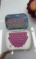 Machine d'apprentissage pour enfants avec tablette - Jouet éducatif français et anglais en plastique ABS, alimenté par piles, pour les enfants de 5 à 7 ans