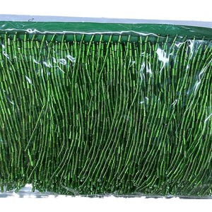 Commercio all'ingrosso di alta qualità 4 pollici 10CM <span class=keywords><strong>oro</strong></span> abito da sposa con perline nappa frangia rifinitura con motivo a stella per abito da sposa - Product Image 5