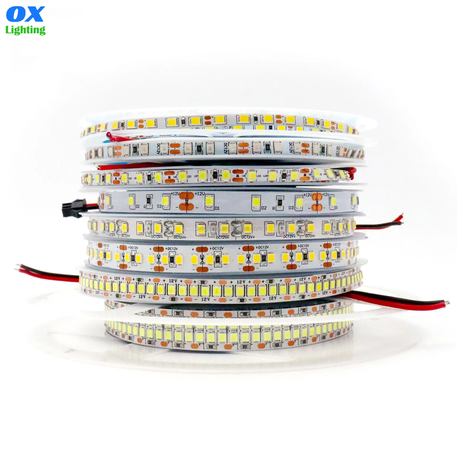 120leds 2835 Led Strip Light 3000k 6000k Warm White Flexible Led Strip Luces Tape 5m 10m 5v 24v 12v dc12v Smd2835 IP20 IP65