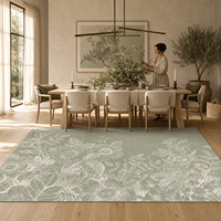 Große rutsch feste samtige runde Wohnzimmer Teppiche Hot Sale Persian Style Weiche runde künstliche Kaschmir Teppich