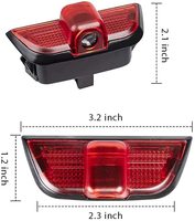Lumière LED de Bienvenue avec Logo pour Portière de Voiture Mercedes-Benz Classe C C200 C220 C300 C63 C450 C40 W204, Lampe de Sécurité Décorative Automobile