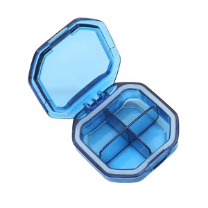 Organizador de Pastillas Portátil de 4/6 Compartimentos, Caja de Almacenamiento de Medicamentos de Viaje, Anillo de Sellado para Separación de Medicamentos, Mini Contenedor Portátil - Product Image 3