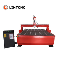 Table à vide pour le travail du bois 2 broches Cnc Router 2x3 Mètres Fraiseuse 4 Axes 150mm Diamètre 2030 1530 1325