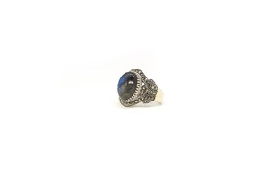 Fashionable Handmade 925 Sterling <b>Silver</b> <b>Ring</b> Featuring Natural Labradorite Gemstone <b>for</b> <b>Men</b> Customizable Wedding Party Jewelry - Product Image 4