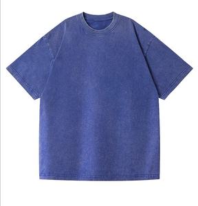 T-shirts personnalisables surdimensionnés et respirants à manches courtes en coton délavé vintage pour hommes personnalisés - Product Image 3