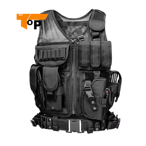 Gilet tattico da gioco CS con 12 buste e fondina per riviste stile gilet <span class=keywords><strong>Molle</strong></span> - Product Image 1